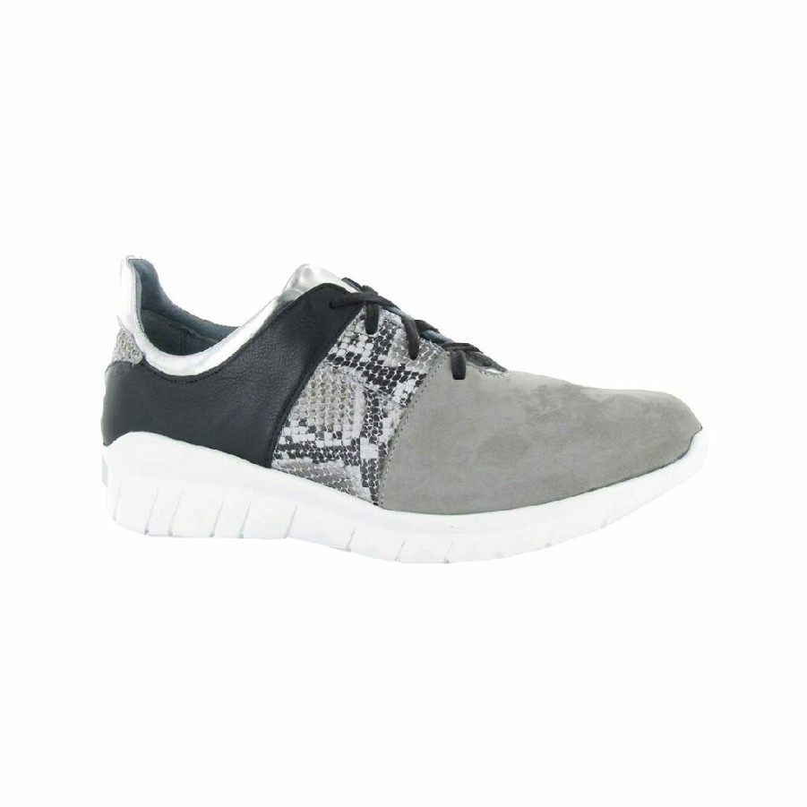 Women * | Best Sellers Buzz Light Grey Cobra Leather