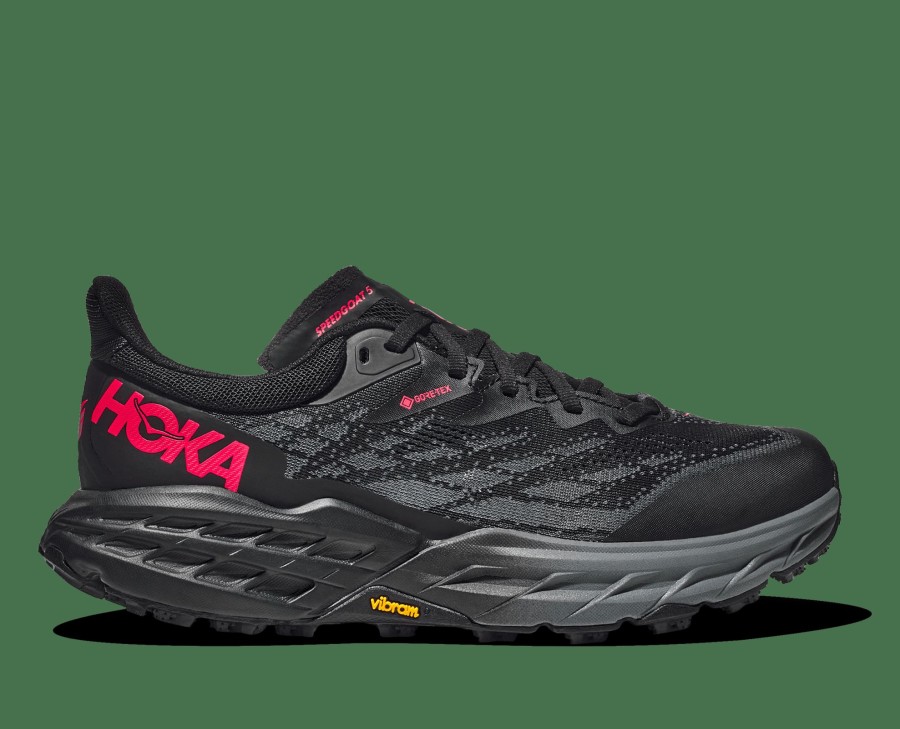 Women * | Hot Selling Speedgoat 5 Gtx All Black Women'S