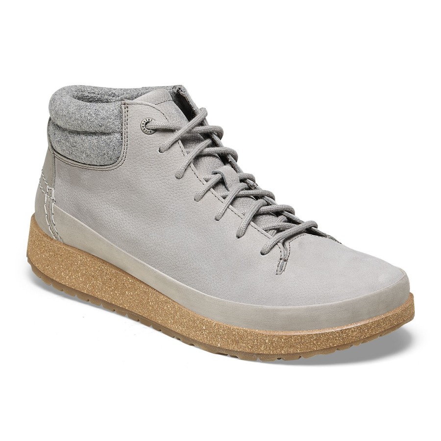 Women * | Outlet Sale Honnef High Whale Grey Suede Leather Regular Width