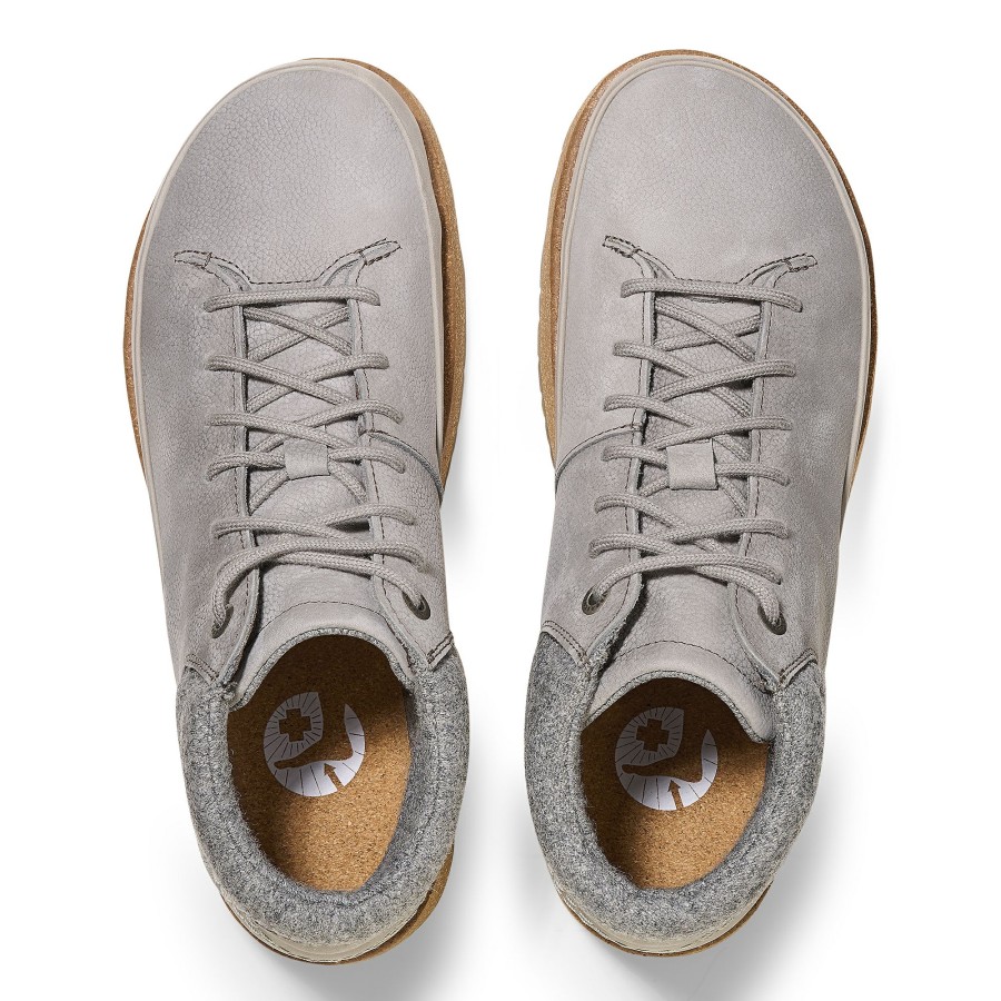 Women * | Outlet Sale Honnef High Whale Grey Suede Leather Regular Width