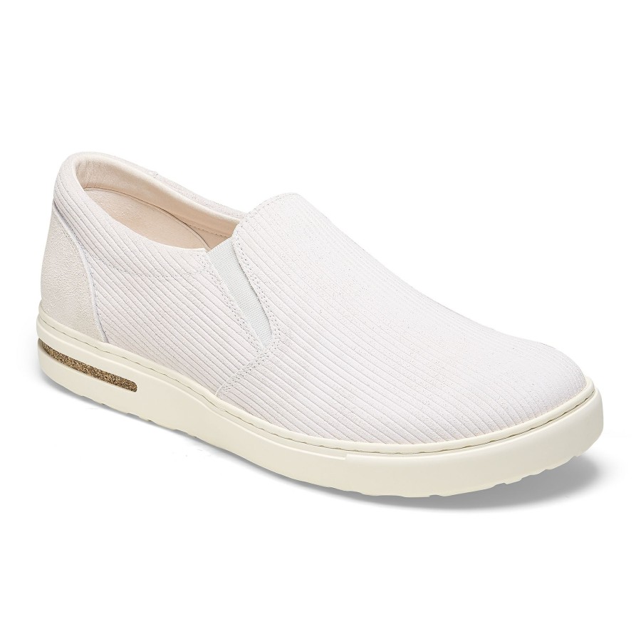 Women * | Discounts Oswego Antique White Suede Leather Narrow Width