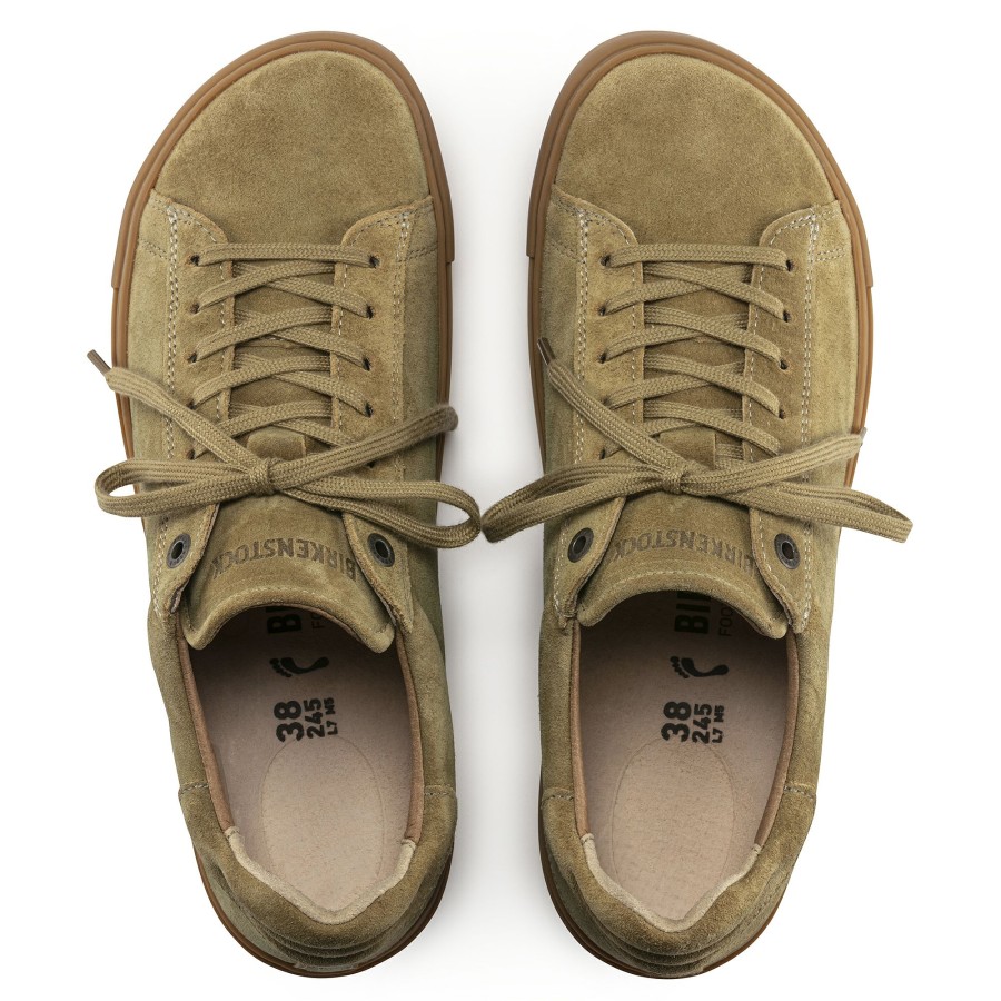 Men * | New Arrivals Bend Low Khaki Suede Leather Regular Width