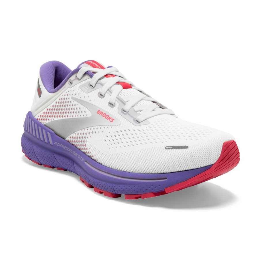 Women * | Outlet Sale Adrenaline 22 White Coral Purple Women'S