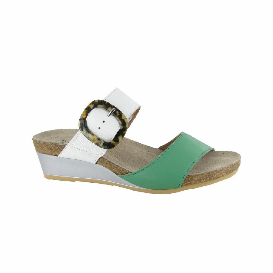 Women * | Shop Kingdom Soft Jade White Leather