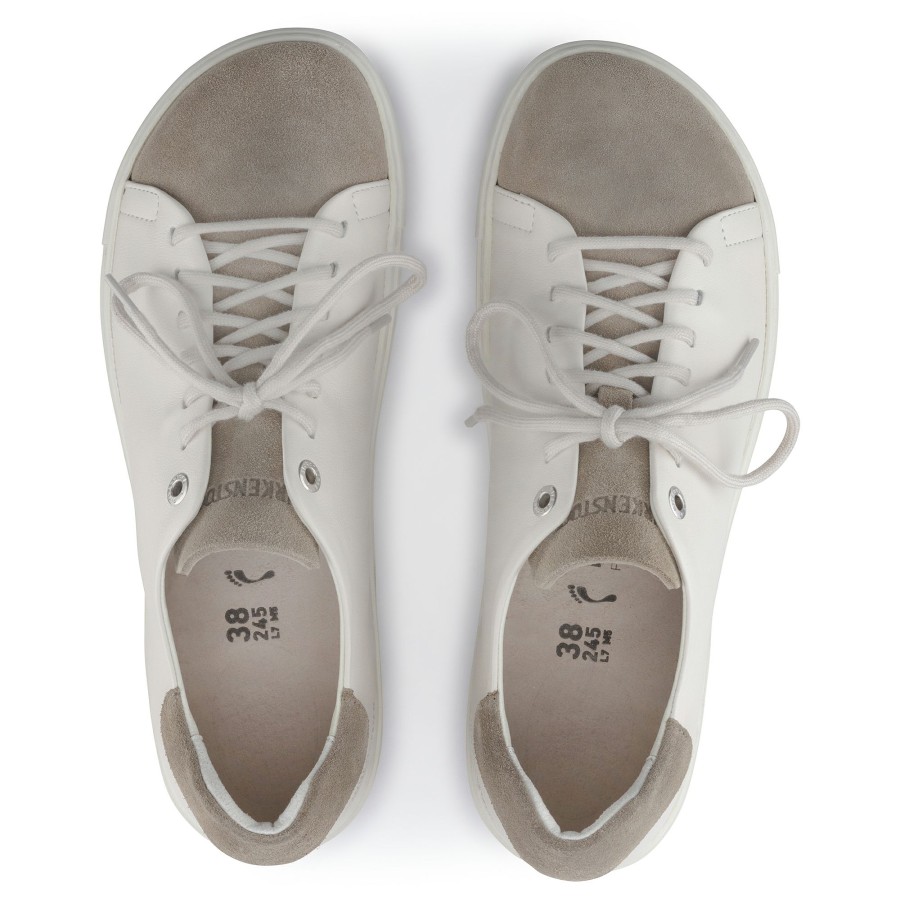 Women * | Discounts Bend Eggshell Grey Taupe Leather Narrow Width