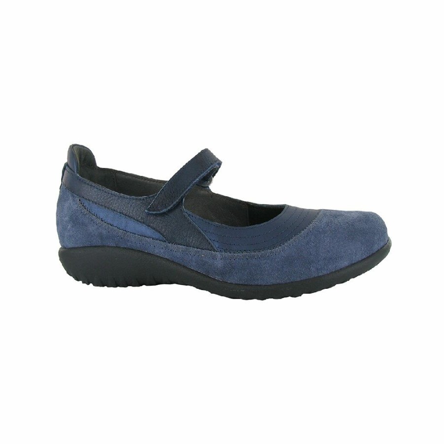 Women * | Cheaper Kirei Midnight Blue Ink Suede Leather