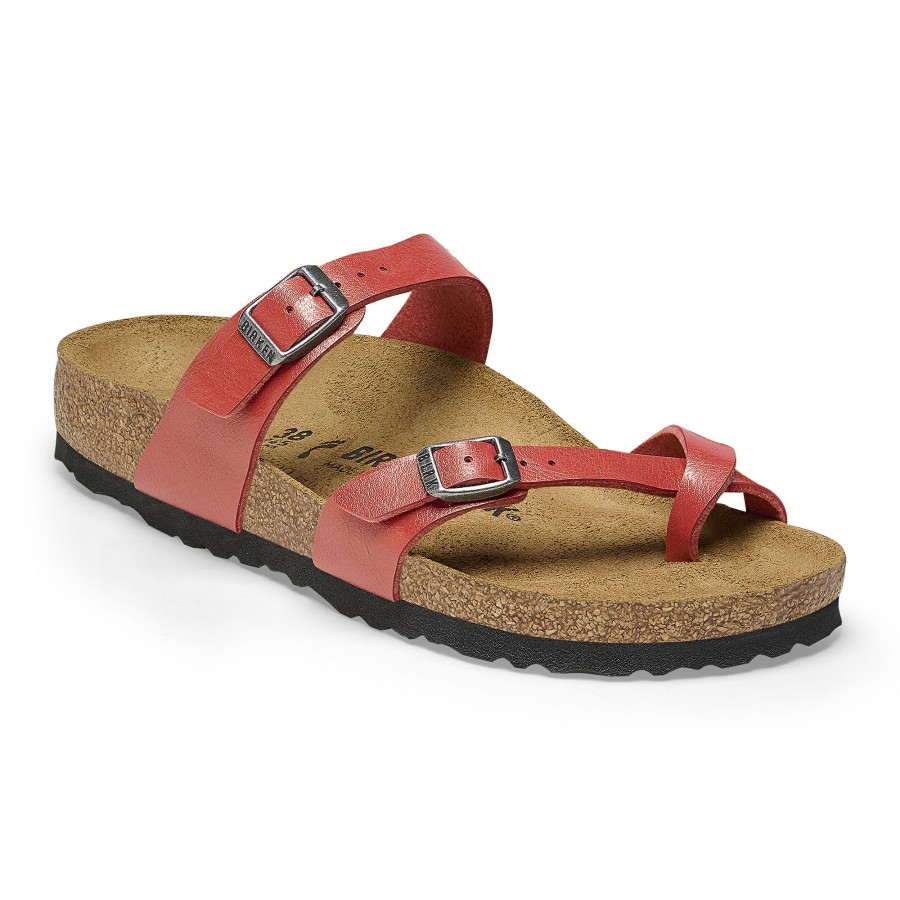 Women * | Online Sales Mayari Graceful Mars Red Birko-Flor Regular Width Hard Footbed