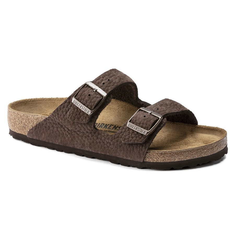 Men * | Flash Sale Arizona Desert Buck Roast Nubuck Leather Regular Width Hard Footbed