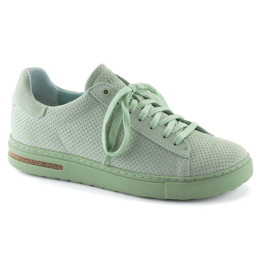 Women * | Clearance Bend Embossed Matcha Suede Leather Narrow Width