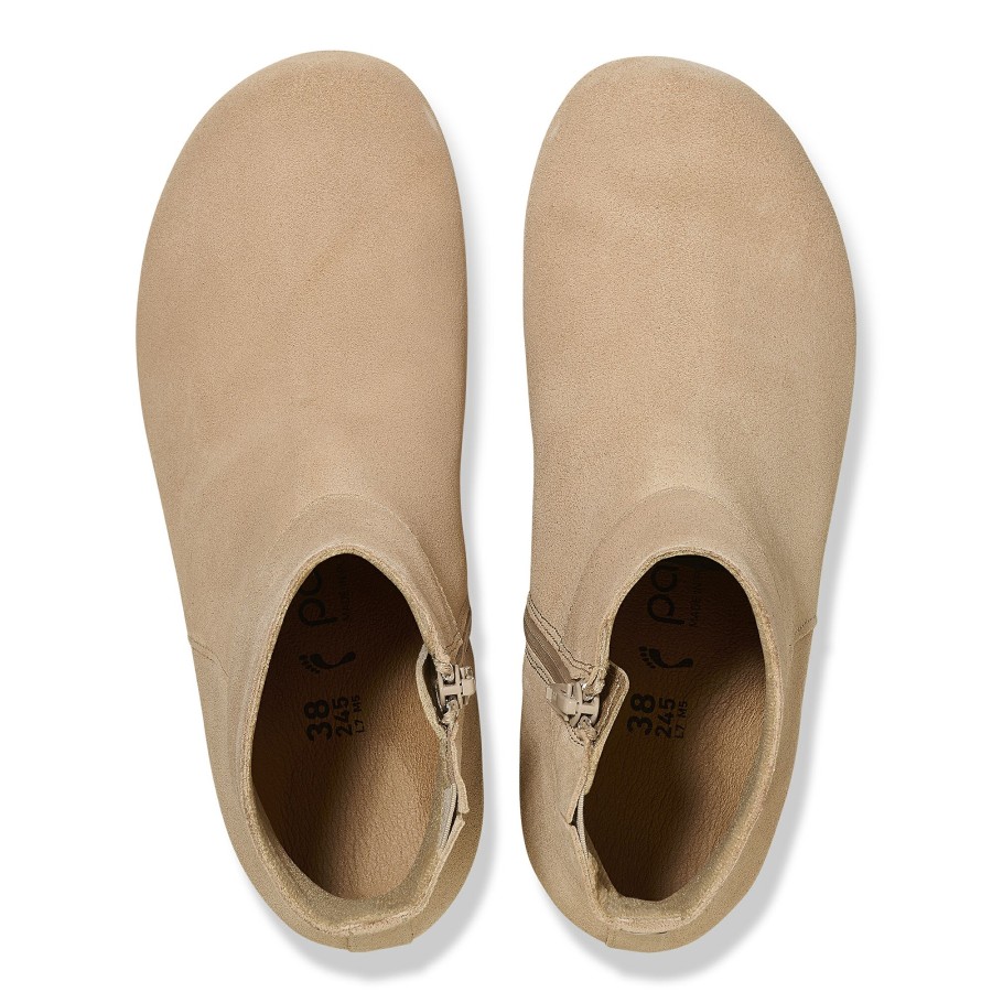 Women * | Featured Ebba Warm Sand Suede Leather Narrow Width