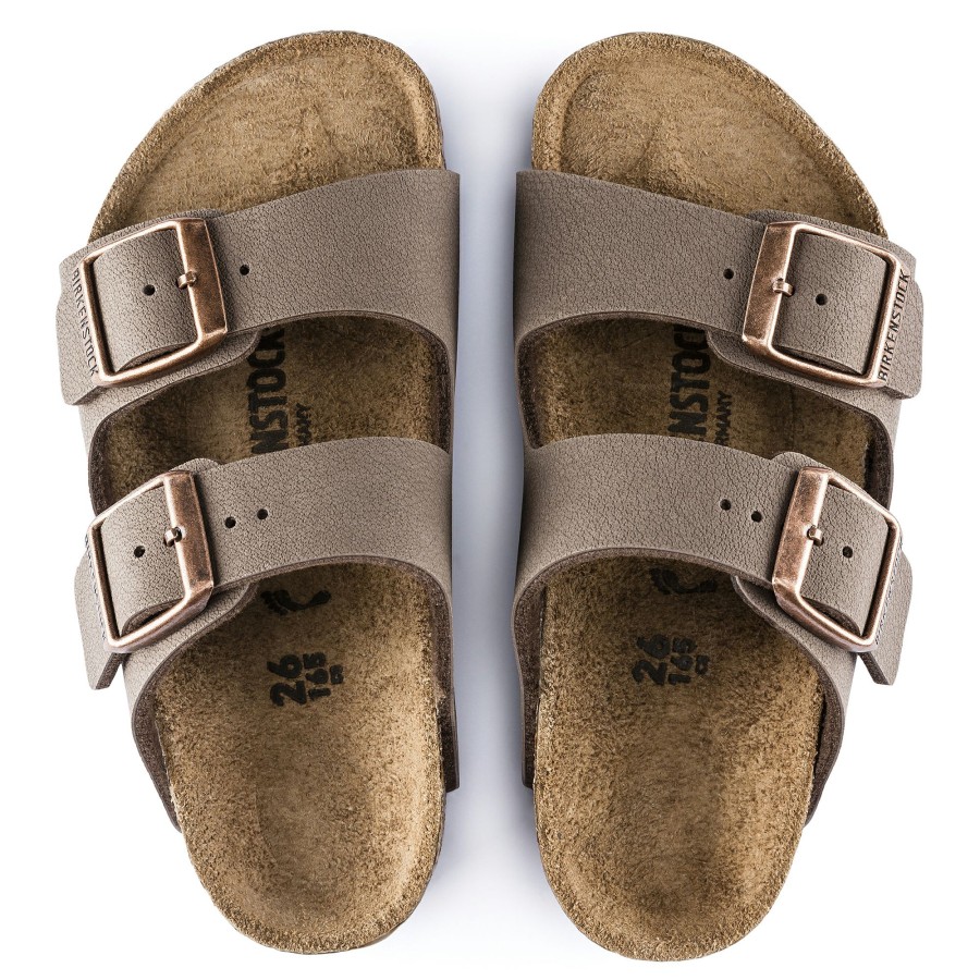 Kids * | Discounts Arizona Kid'S Mocha Birkibuc Narrow Width Hard Footbed