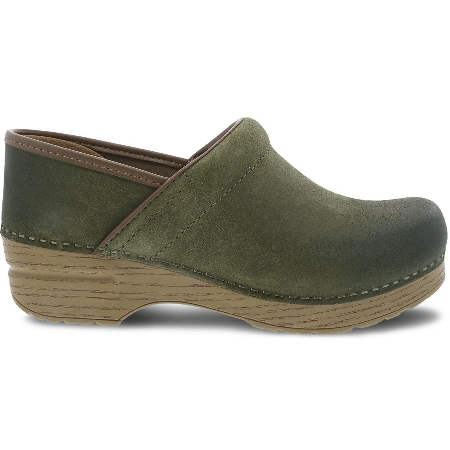 Women * | Top Selling Professional Green Burnished Nubuck