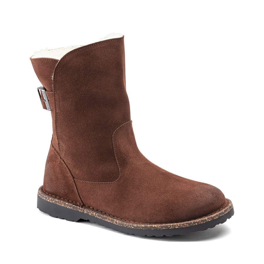 Women * | Bestsellers Uppsala Espresso Shearling Suede Leather Regular Width