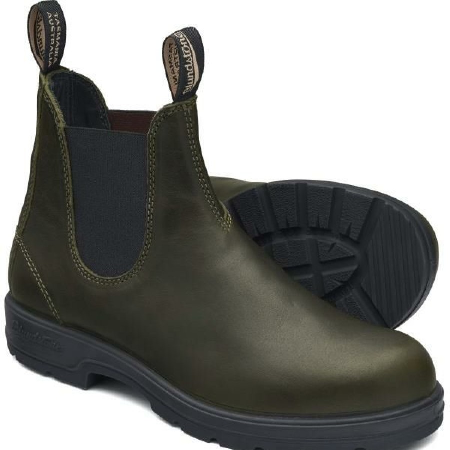 Men * | Promotion #2052 Classic Chelsea Boot Green